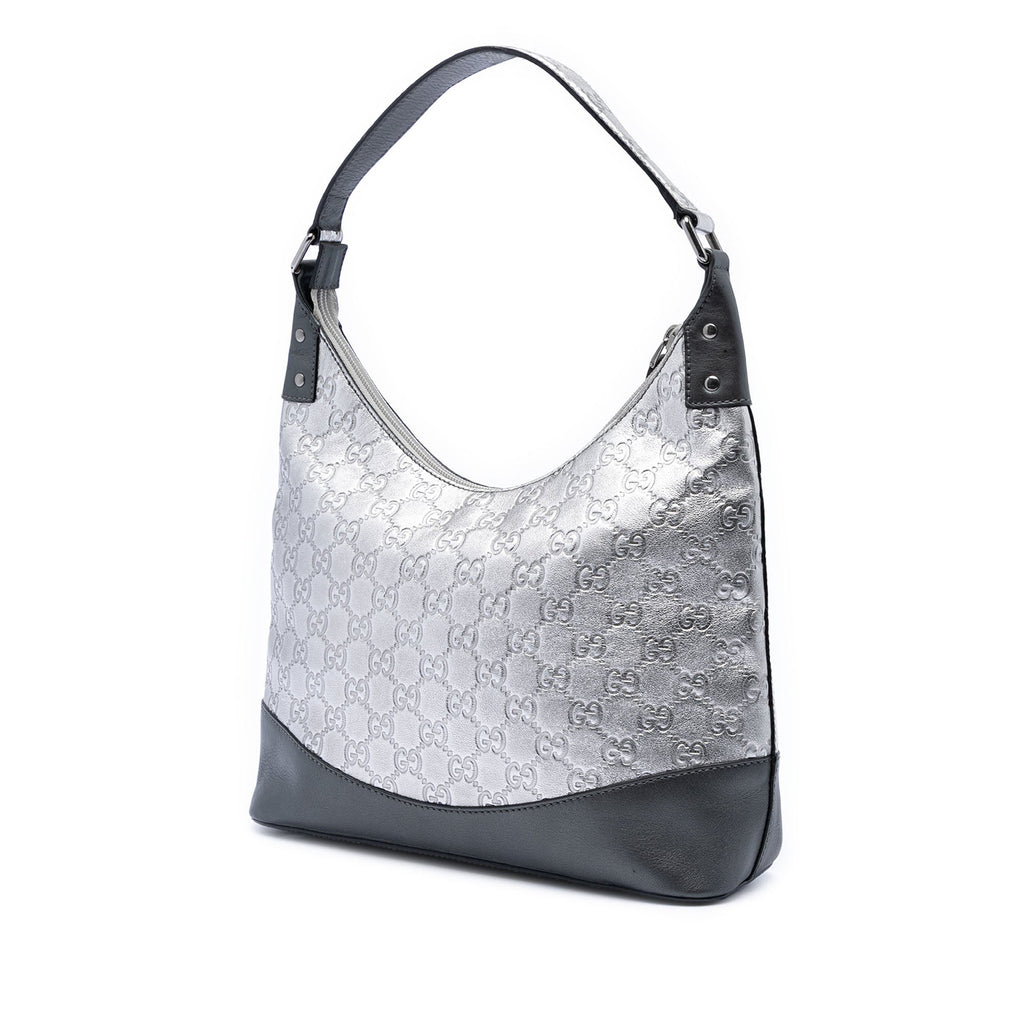 Metallic Guccissima Shoulder Bag