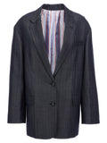 Etro Pegaso Blazer — Navy