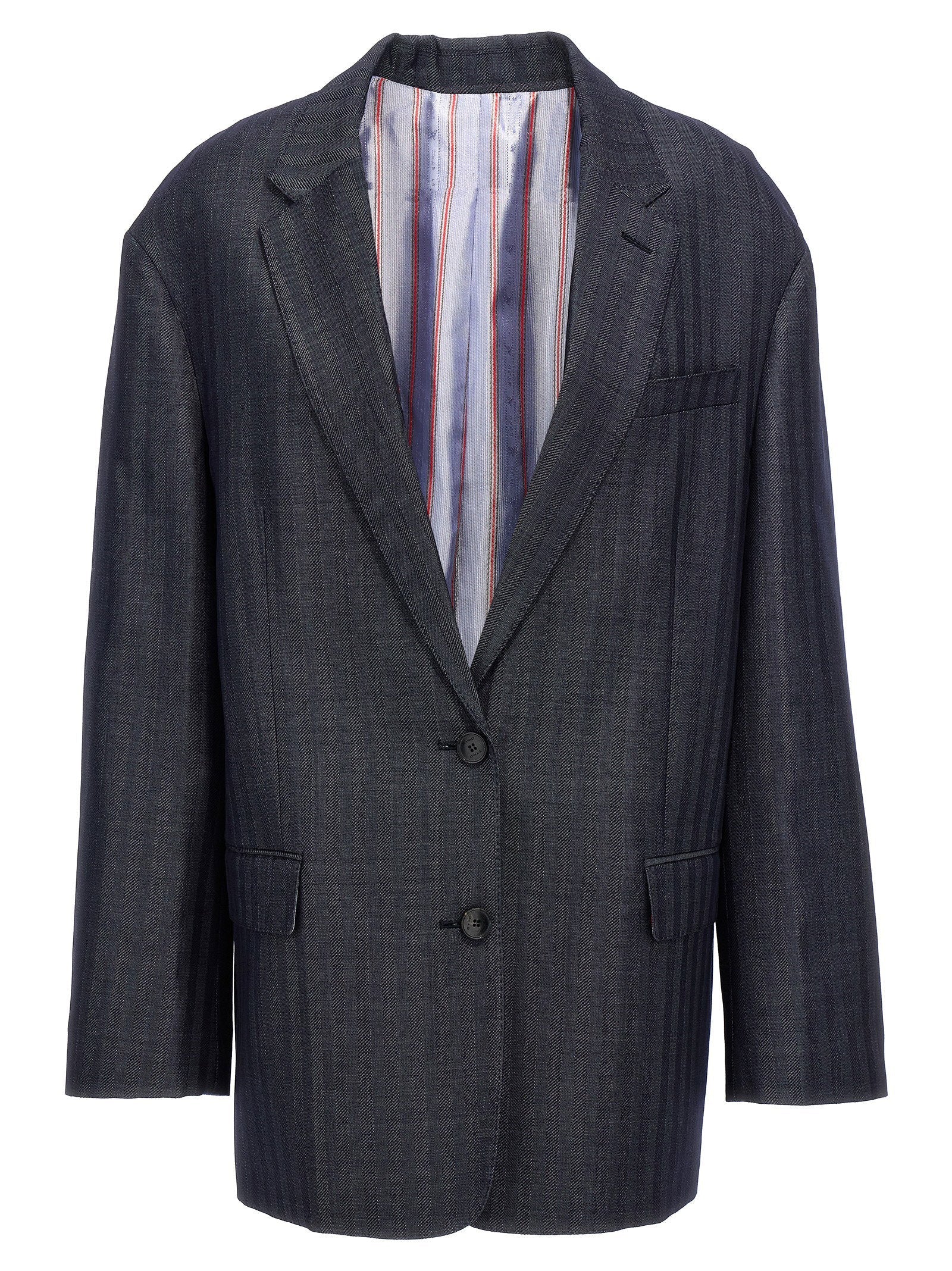 Etro Pegaso Blazer — Navy