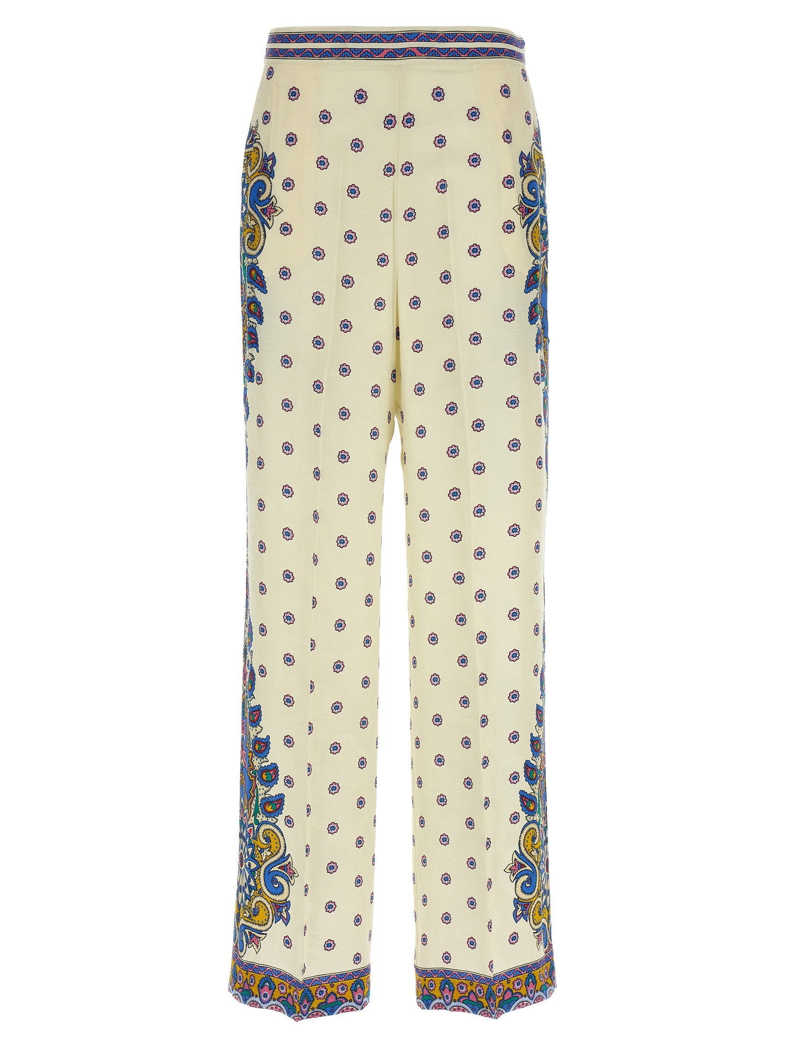 Etro Palazzo Trousers — Cream