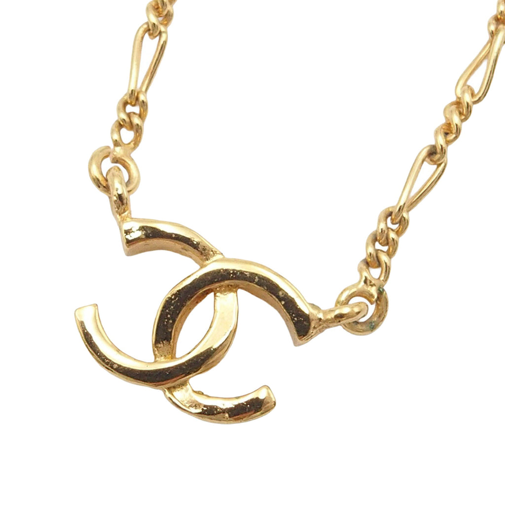 CC Gold Plated Pendant Necklace