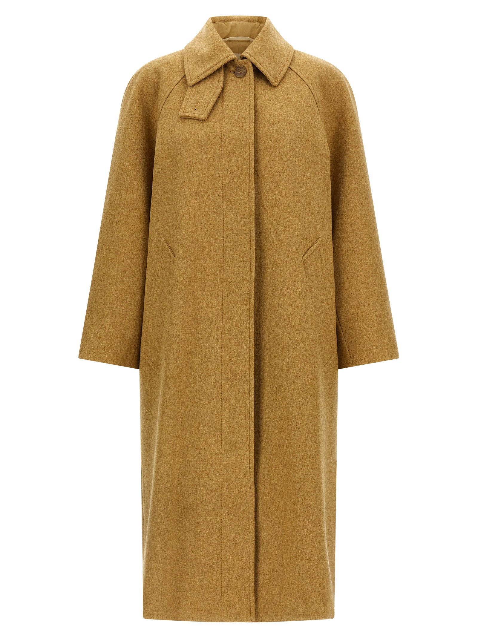 A.p.c. Virgin Wool Coat — Camel