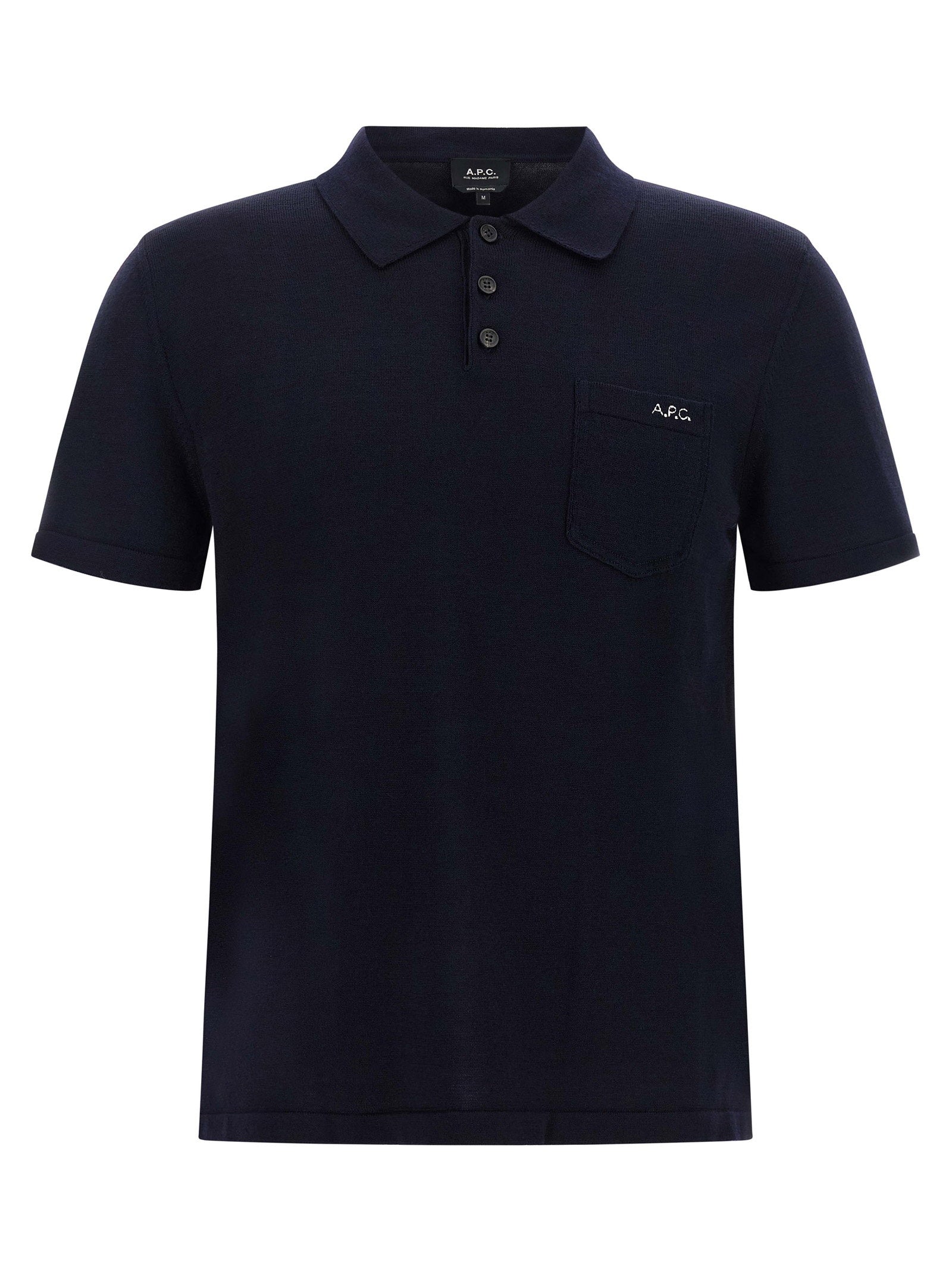 A.p.c. Gide Polo Shirt — Navy