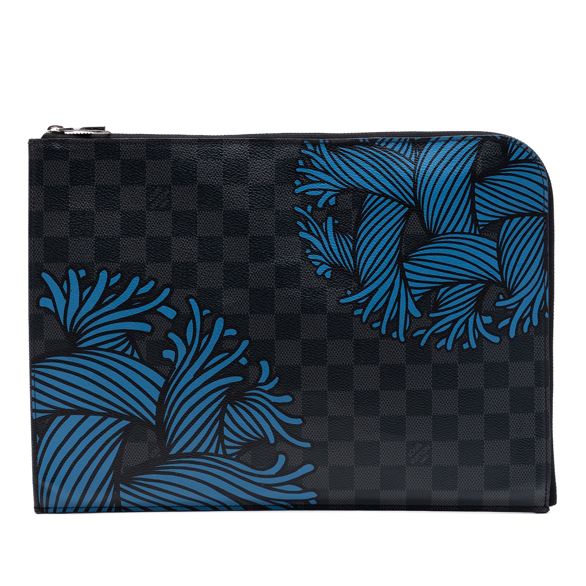 Christopher Nemeth Damier Graphite Pochette Jour GM