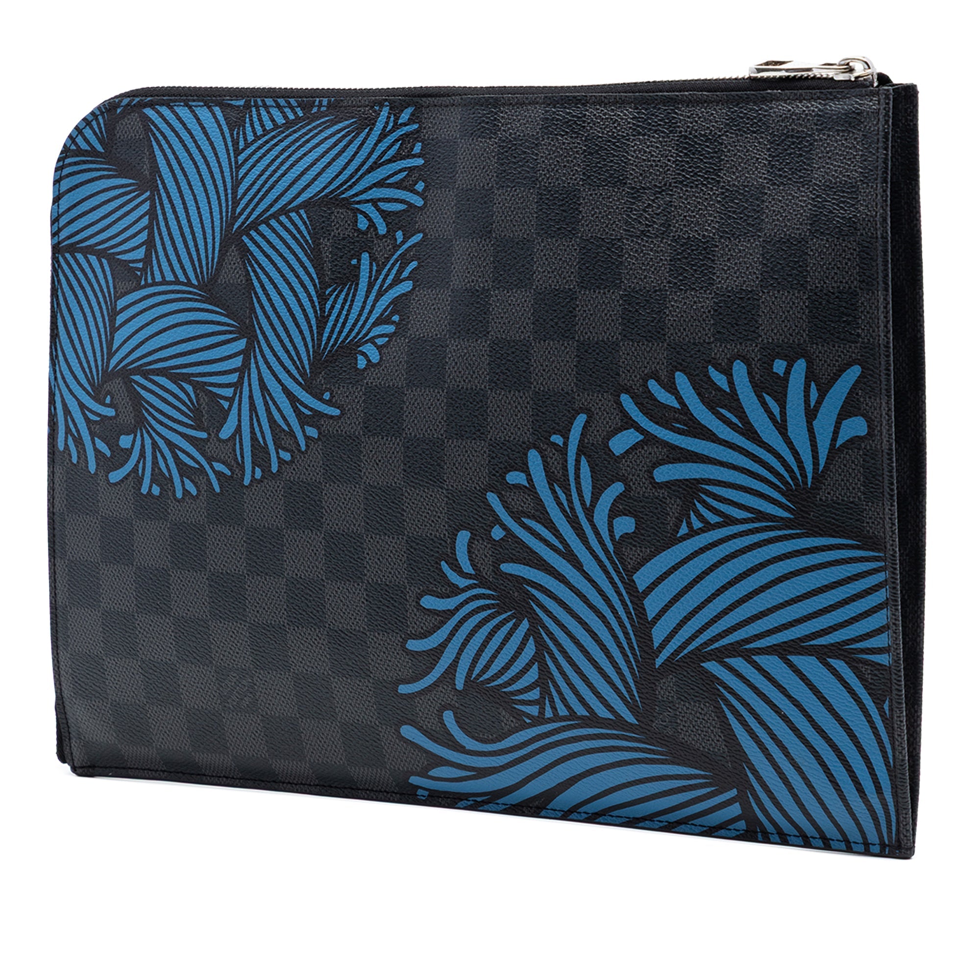 Christopher Nemeth Damier Graphite Pochette Jour GM