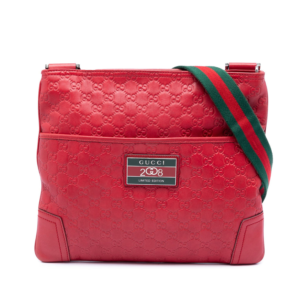 Beijing Olympics Edition Guccissima Web Crossbody