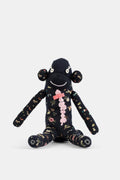 Sock Knit Doll Black Mix