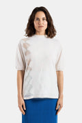 Bielo Seashell Argyle Jacquard T-Shirt — Beige