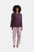 Casey Casey Francesca Tulipy Blouse — Purple