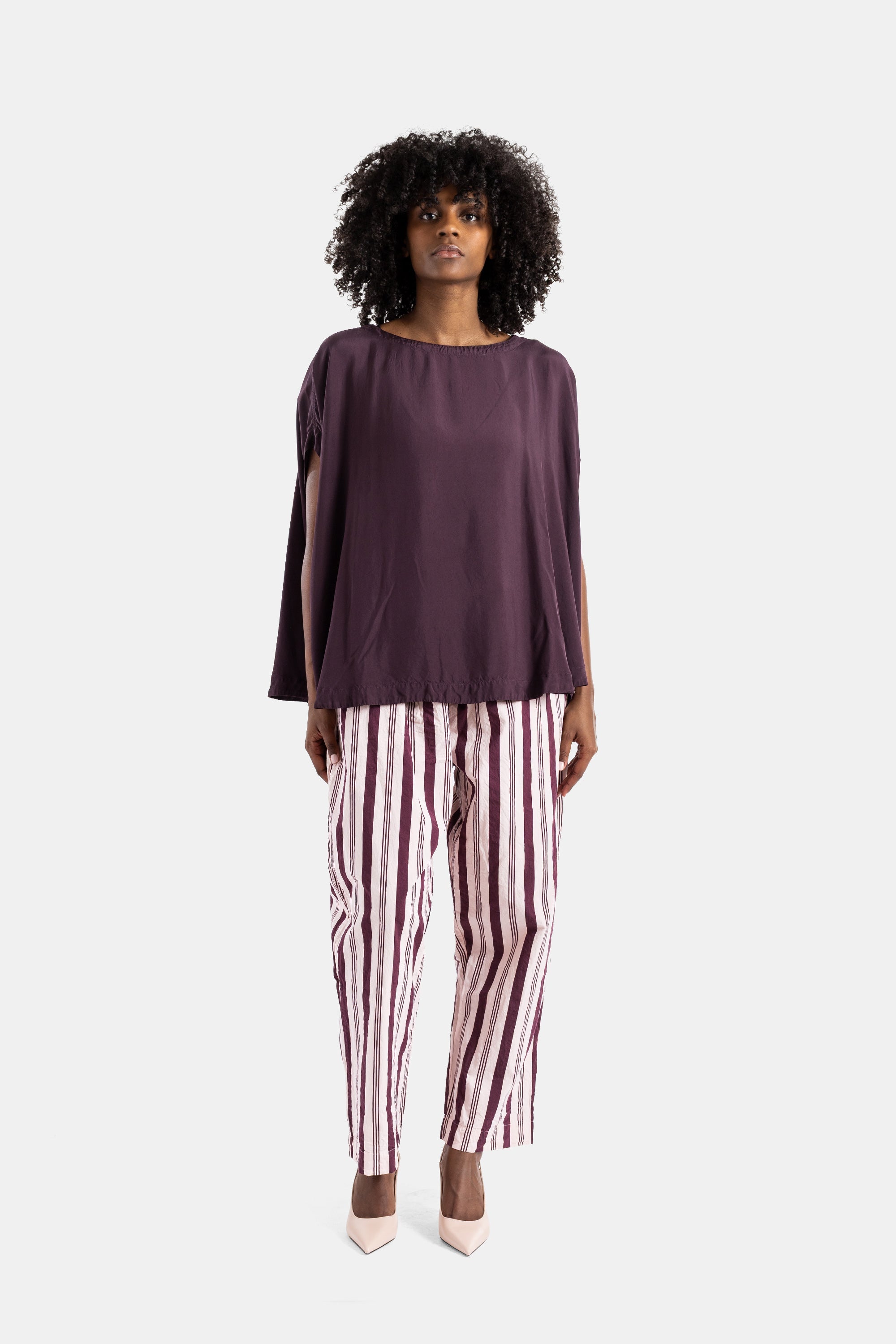 Casey Casey Francesca Tulipy Blouse — Purple