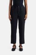 Comme des Garçons Gathered Waist Trousers — Black