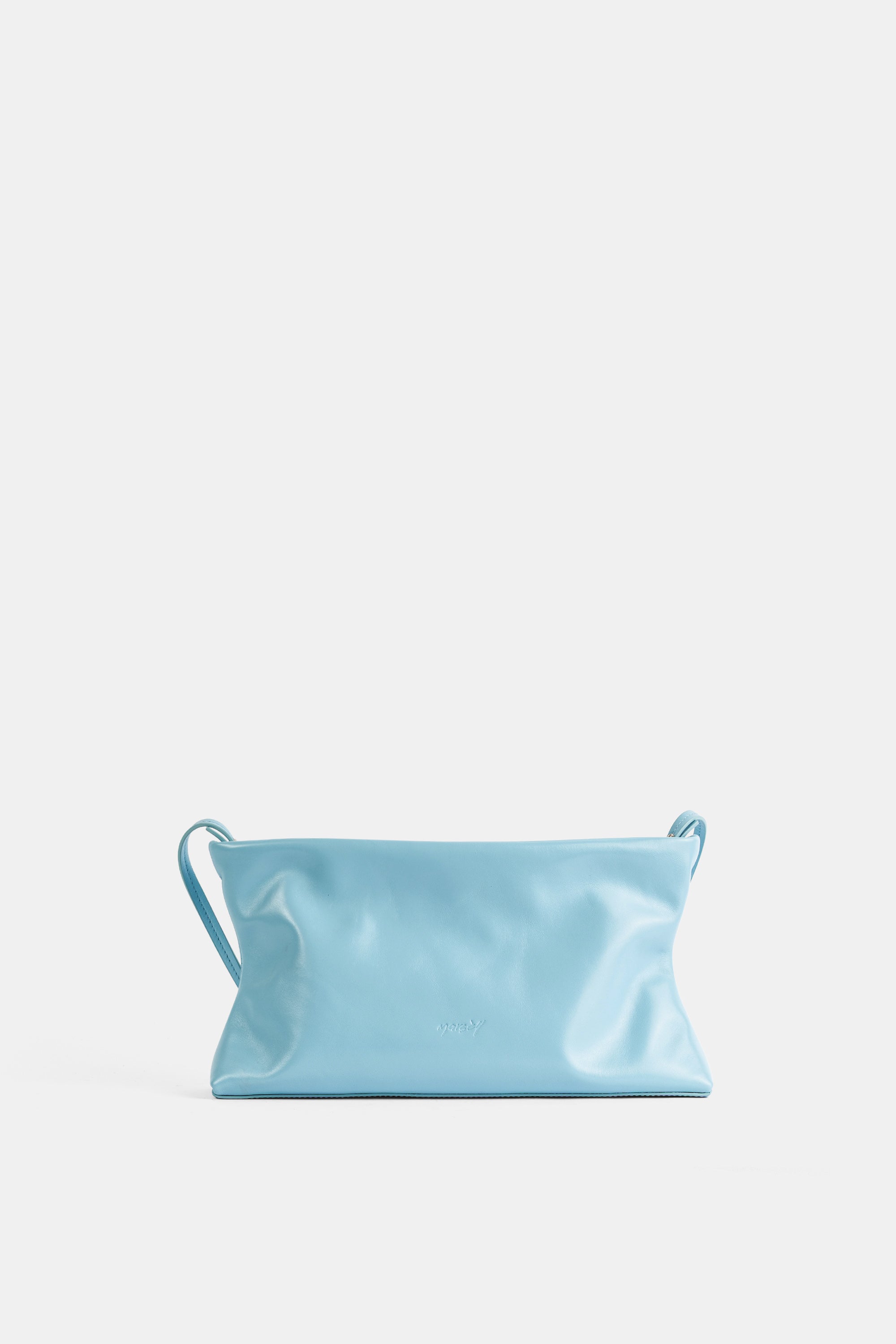 Marsell Patent Leather Clutch — Blue