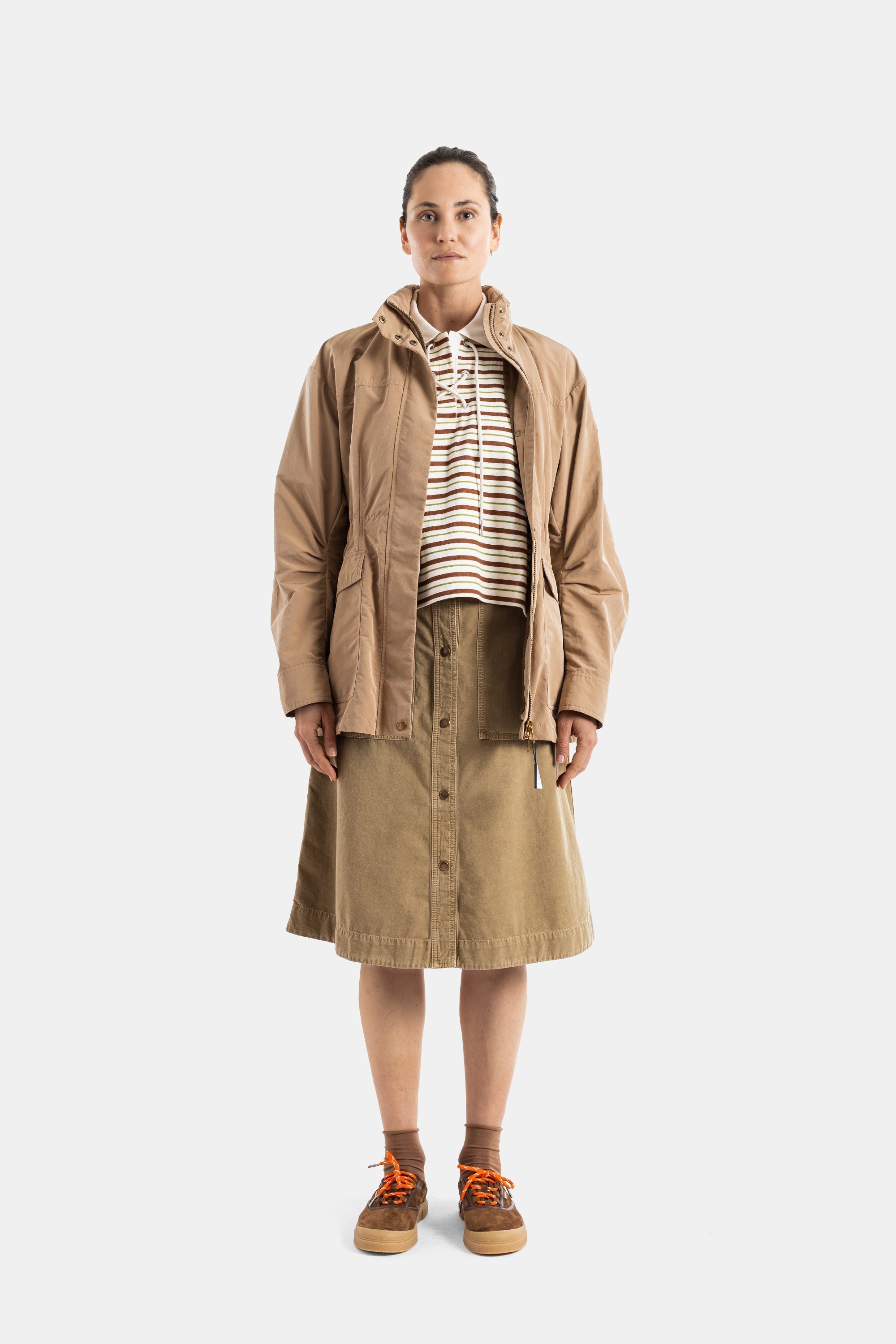 Moncler Nades Down Jacket — Beige