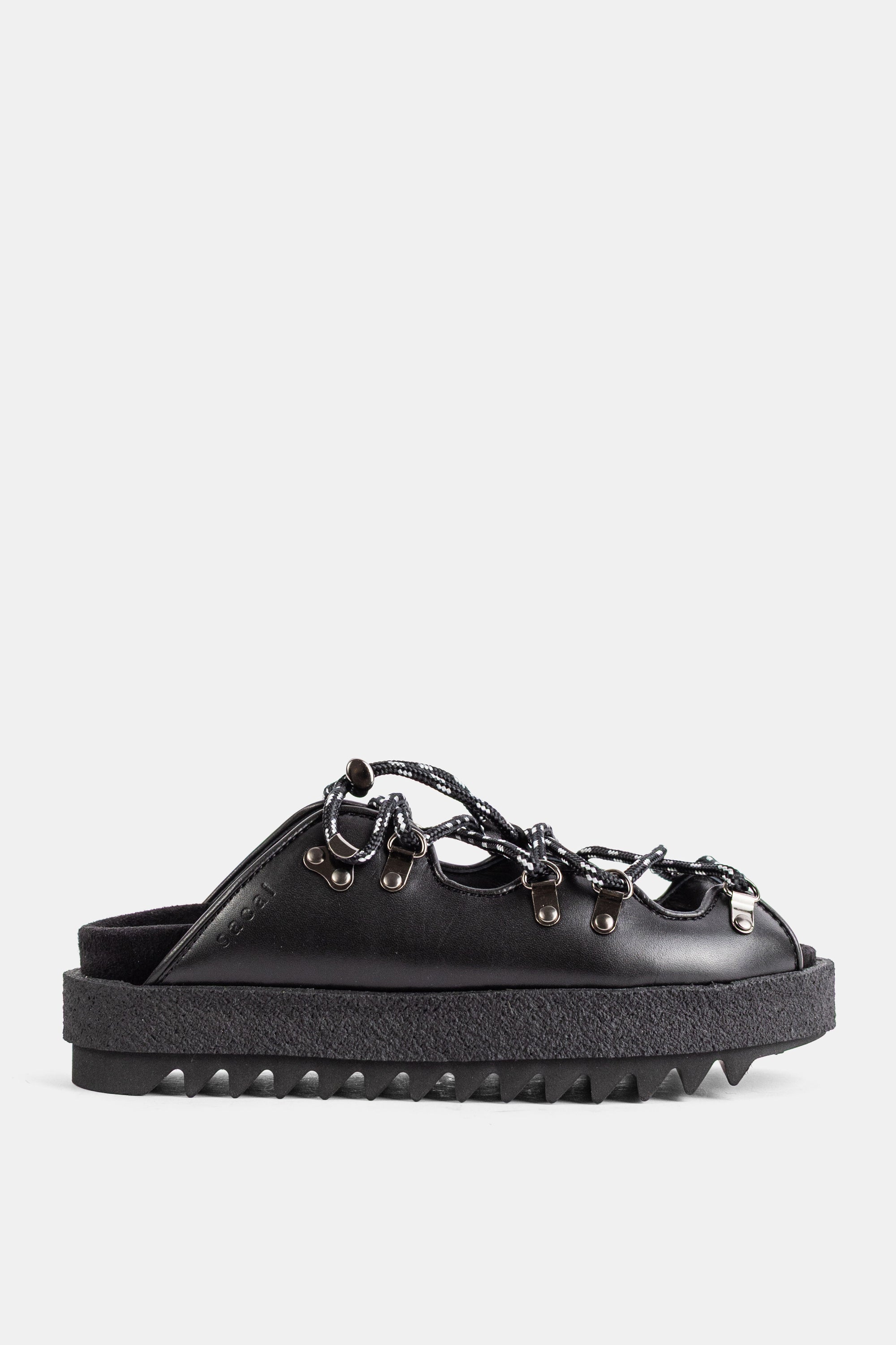Sacai Treck Slides Mule Sandal — Black