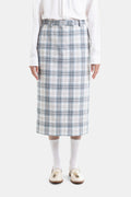 Thom Browne Straight Sack Skirt — Blue