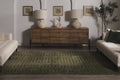 Washable Wool Rug - Green