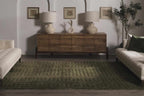Washable Wool Rug - Green