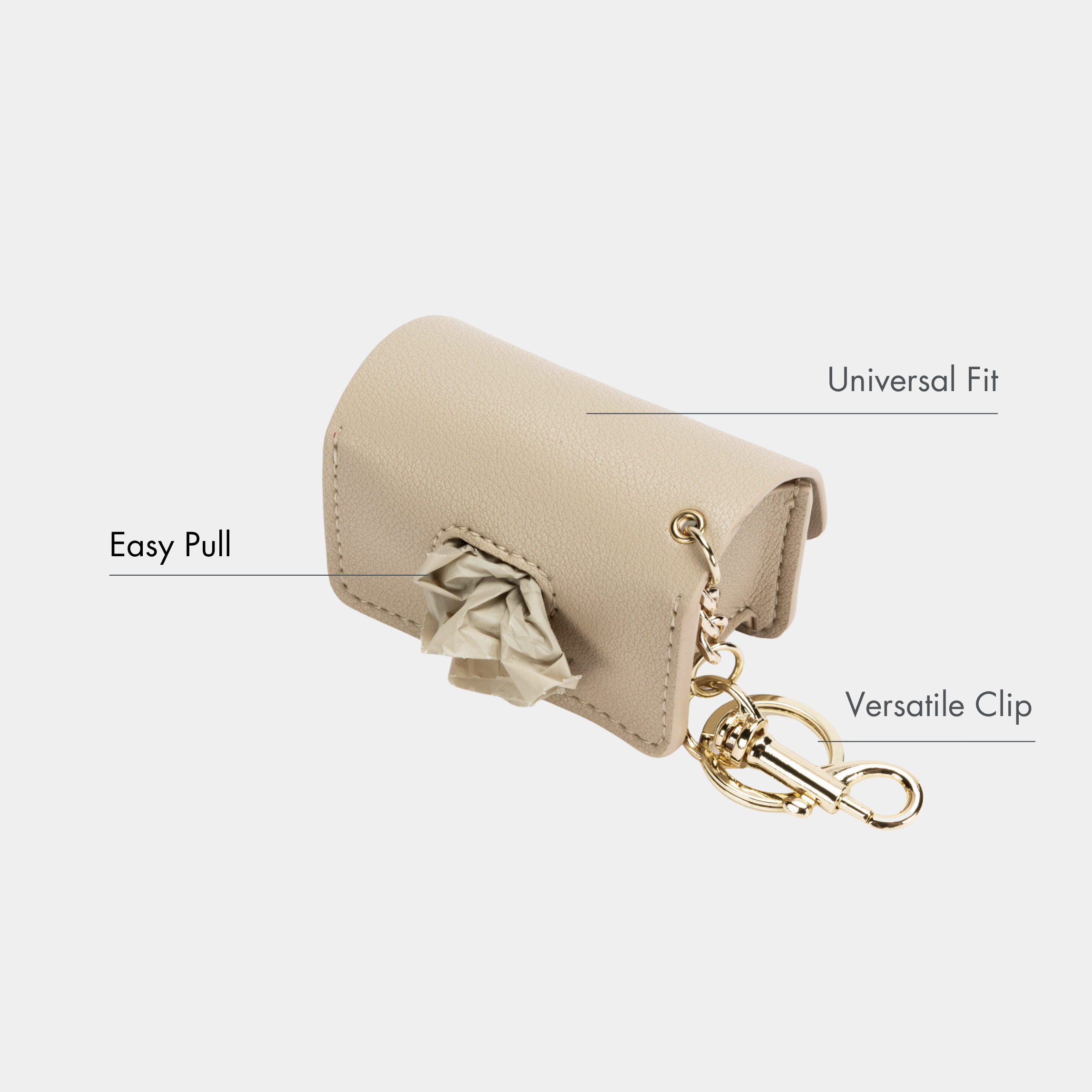 Porta Bolsas Beige