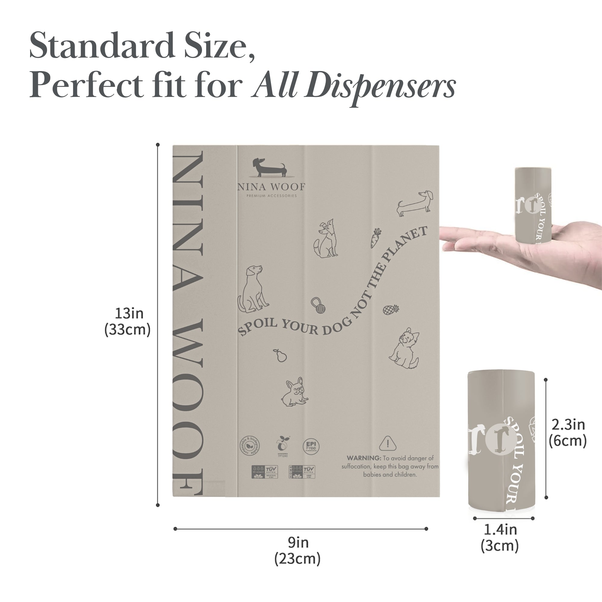 Bolsas Biodegradables 90 unidades