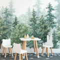 Watercolor Forest Fairy Kids Botanical Wall Mural