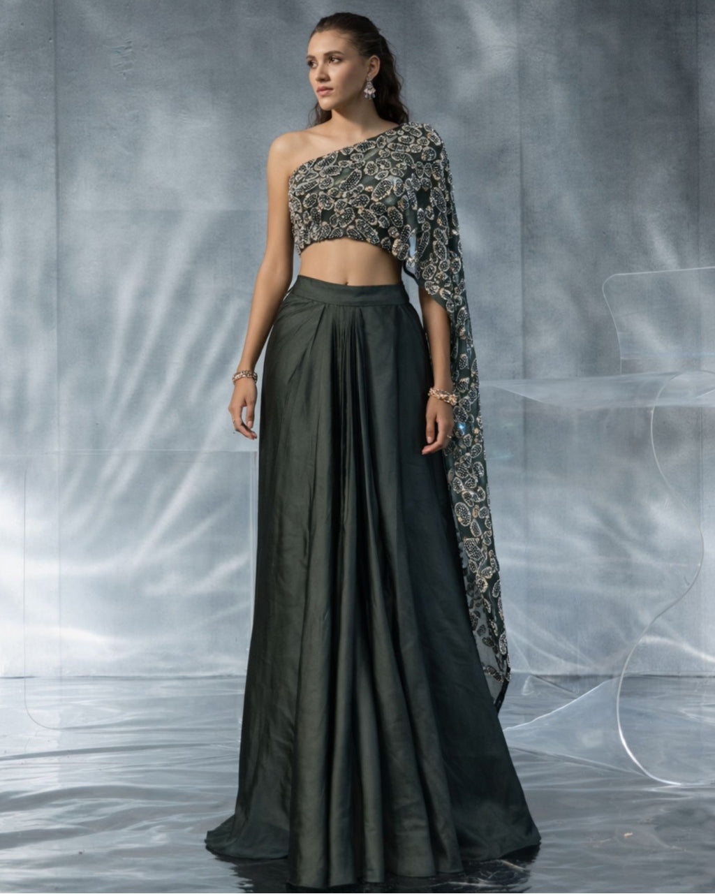 Amelia Skirt Set By KYNAH, Luxury Indian Fashion & Bridal Wear