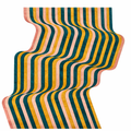 Flowing Illusion Hand Tufted Wool Rug - Rainbow