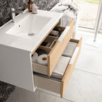 BATHME TWO Conjunto Mueble de Baño Completo 120 cm Blanco