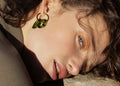 PENDIENTES DOBLE CRISTAL COLORES