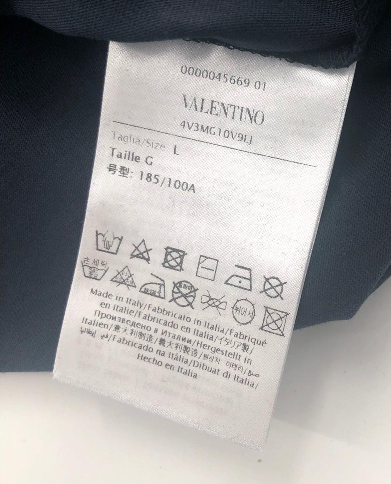 Valentino Vlogo Signature Patch T-shirt — Navy