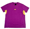 Givenchy Bubble Patch Crewneck T-Shirt — Purple