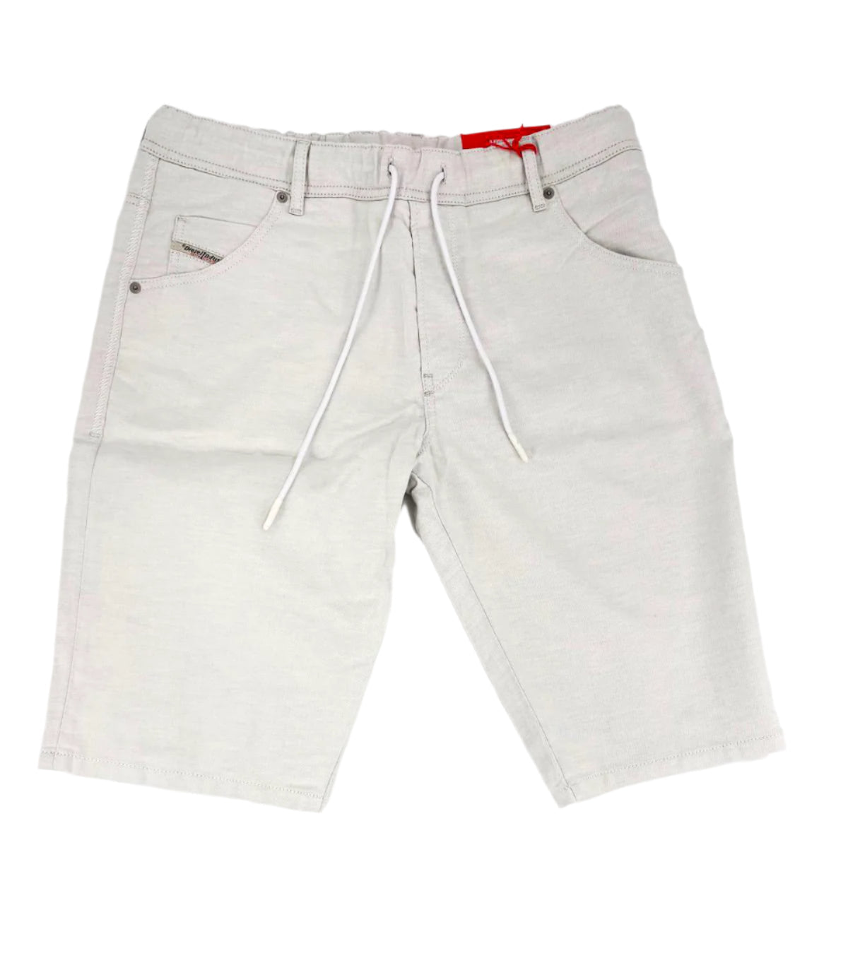 Diesel White Denim Shorts — White
