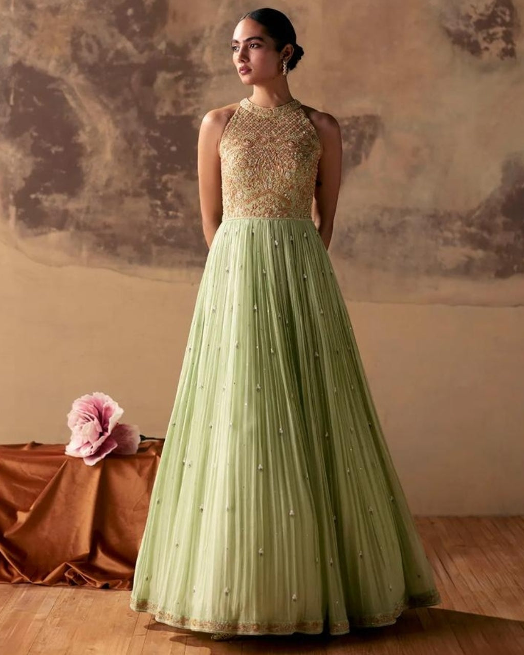 Gulzar Gown Set By KYNAH, Luxury Indian Fashion & Bridal Wear
