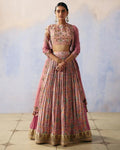 Gulab Heritage Patola Lehenga Set By KYNAH, Luxury Indian Fashion & Bridal Wear
