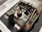 Regreso al Futuro III Estatuas 1/10 Art Scale Delorean Full Set Deluxe 57 cm