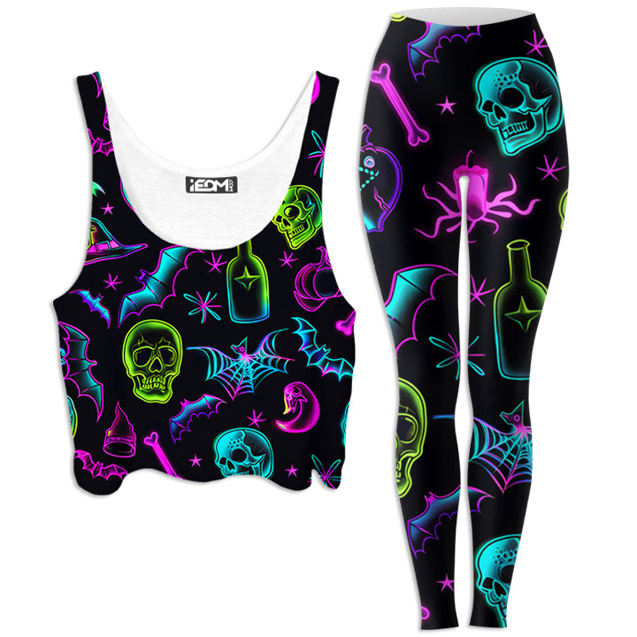 Wicked Flow Crop Top and Leggings Combo