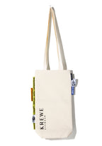 KREWE The Insulated Wine Tote | Woven Canvas