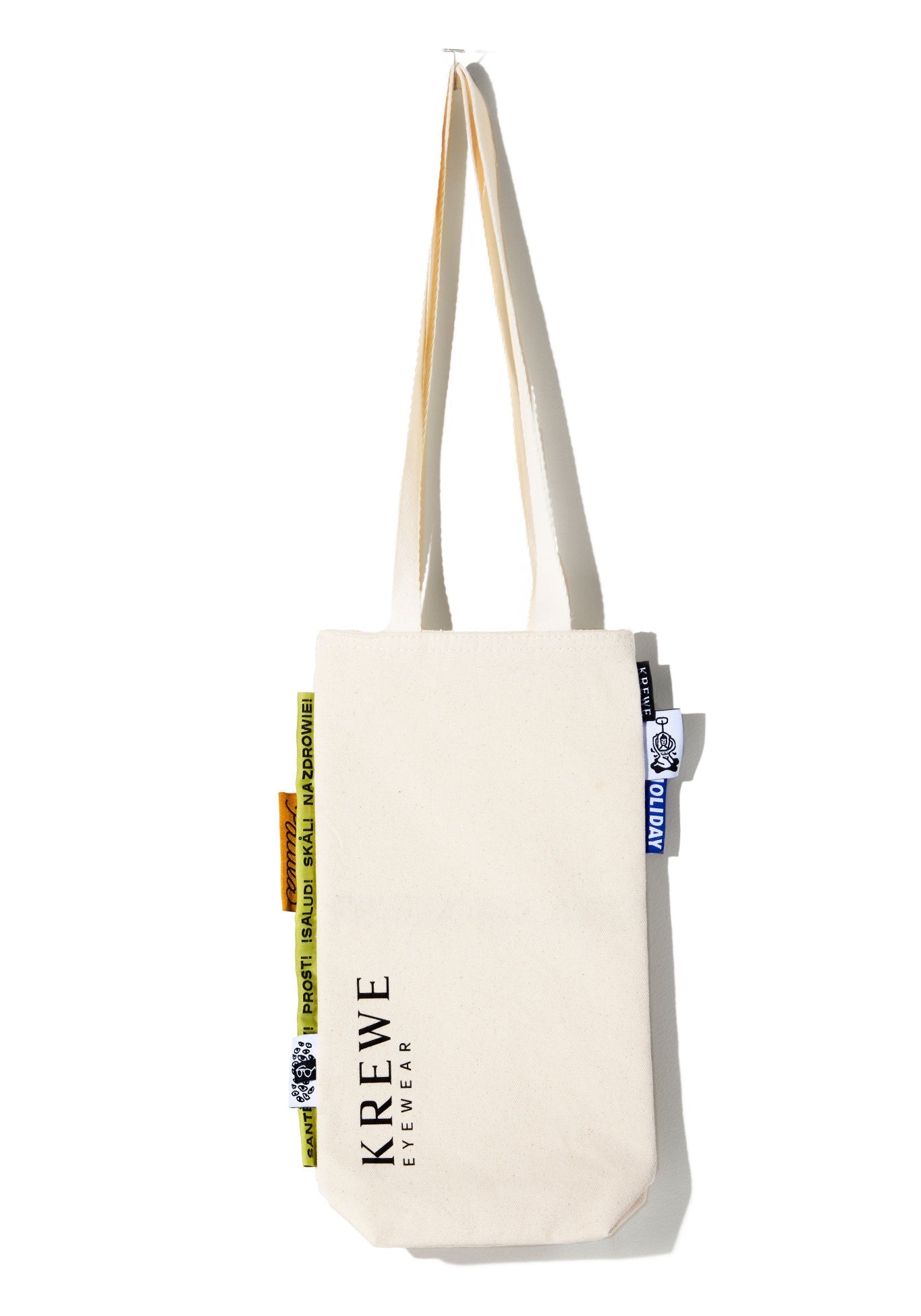 KREWE The Insulated Wine Tote | Woven Canvas