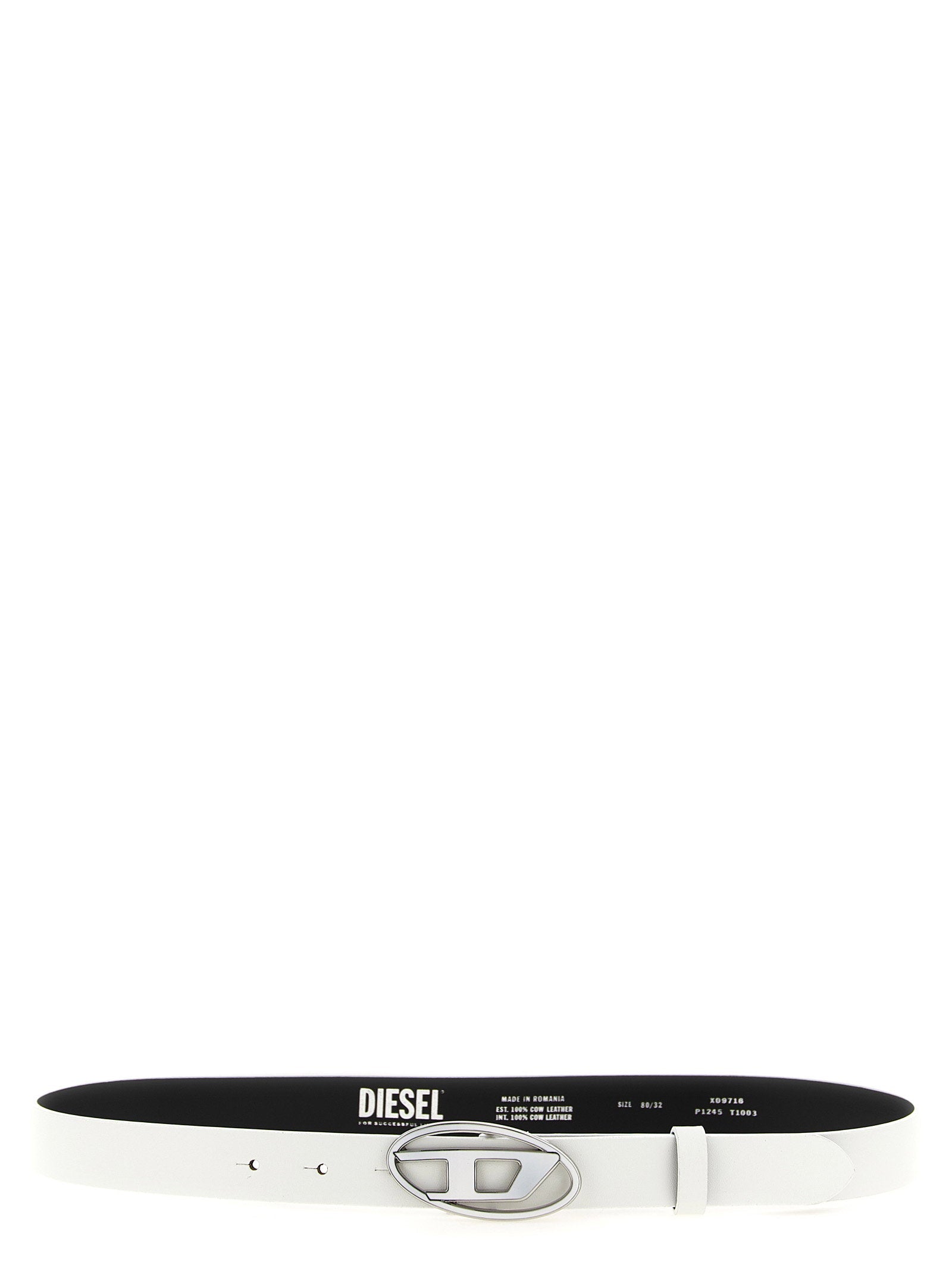 Diesel B-1DR 25 Belt — Cream