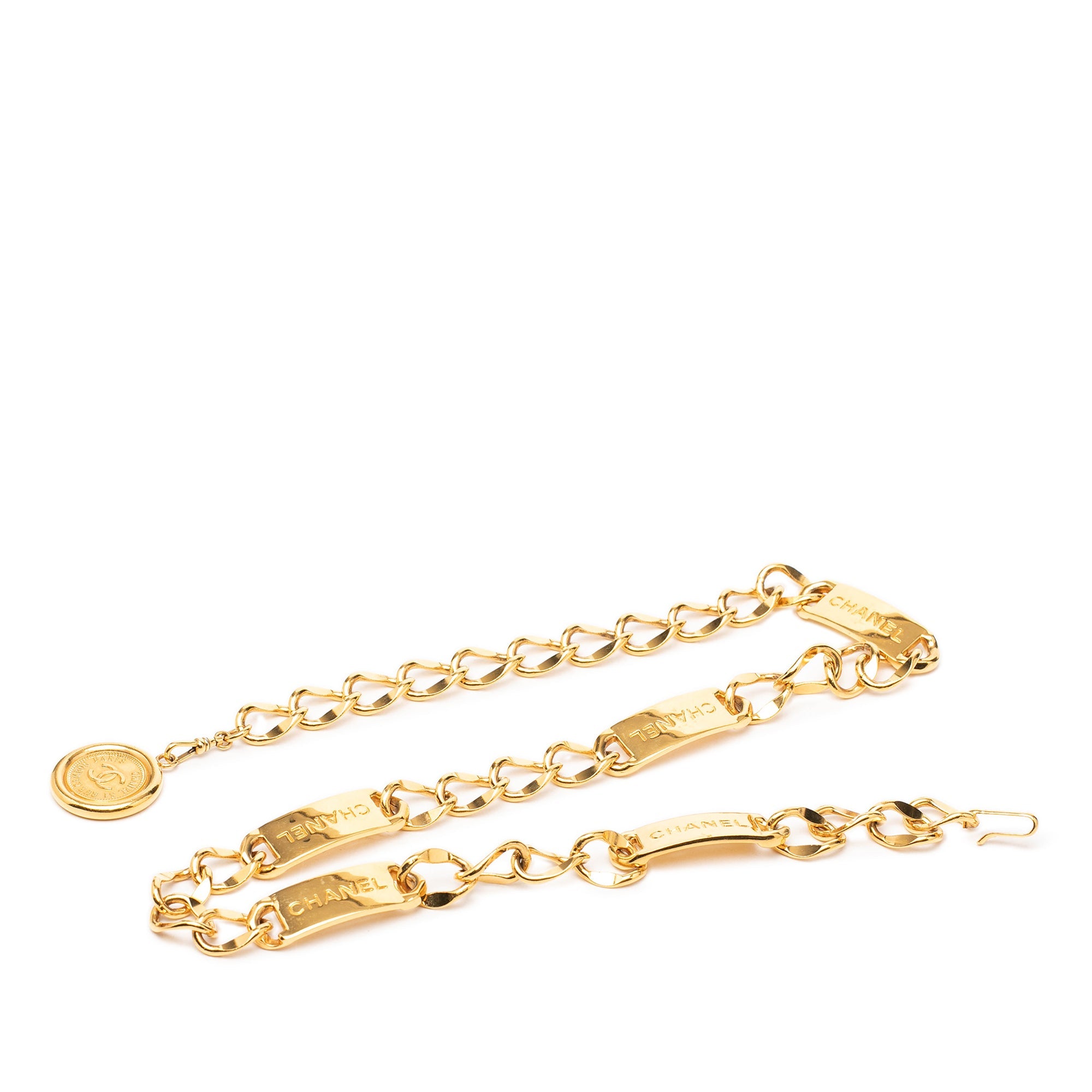 CC Gold Plated Medallion Chain Belt
