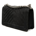 Old Medium Chevron Suede Boy Flap