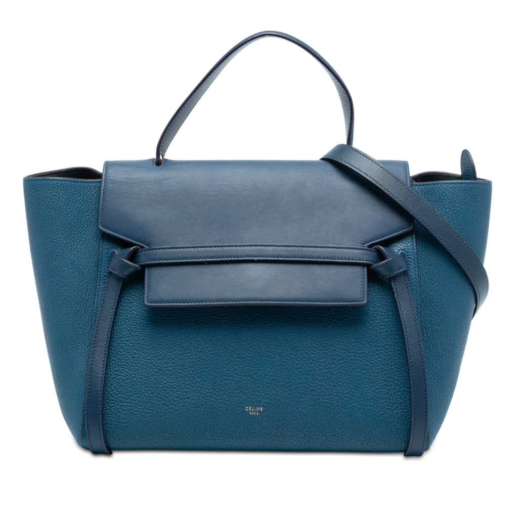 Mini Grained and Smooth Calfskin Belt Bag