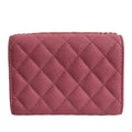 Quilted Caviar Boy Flap Compact Wallet