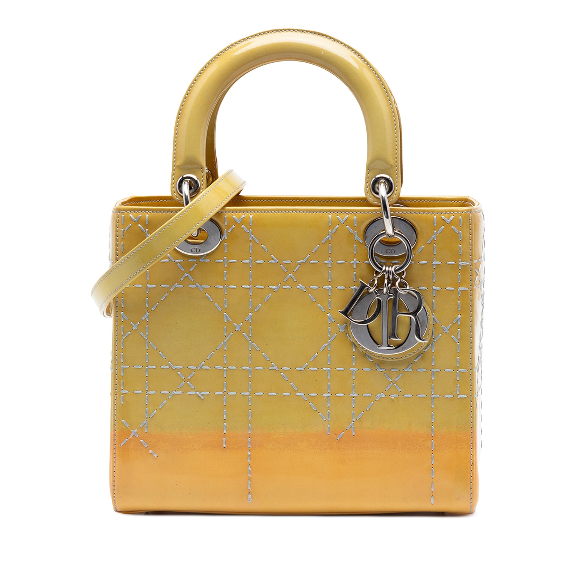 Medium Ombre Patent Cannage Lady Dior