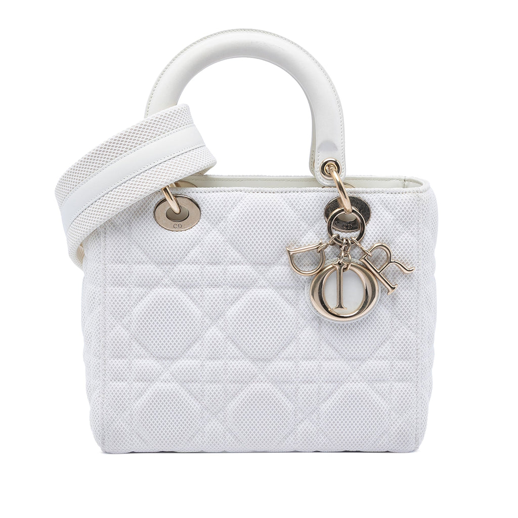 Medium Mesh Cannage Lady Dior