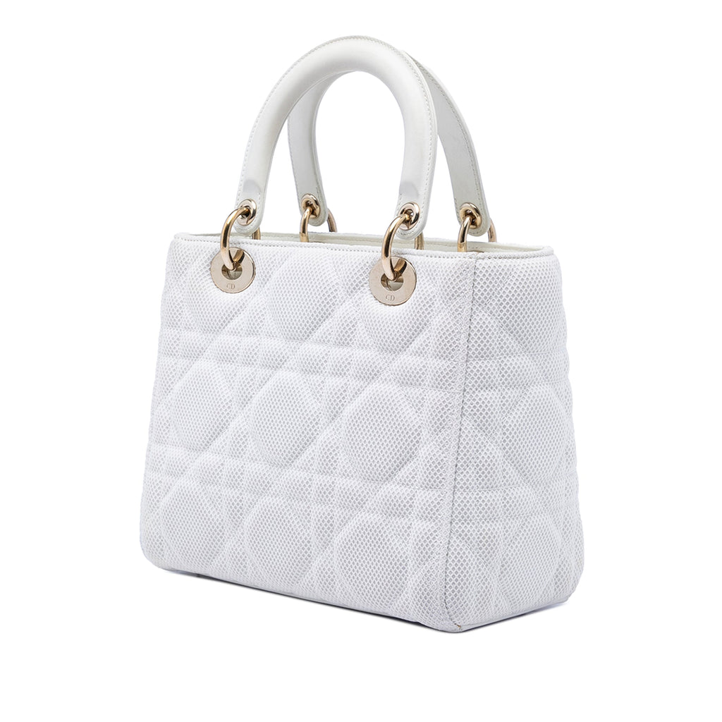 Medium Mesh Cannage Lady Dior
