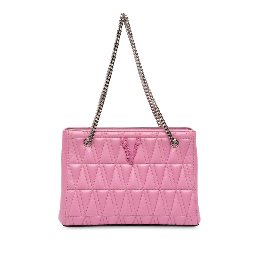 Quilted Leather Virtus Tote