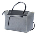 Mini Striped Canvas and Leather Belt Bag