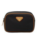 Coated Canvas Pouch