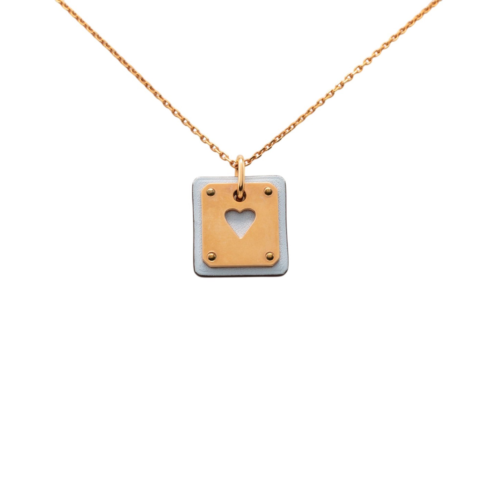 Small Rose Gold Plated Swift As de Coeur Pendant Necklace