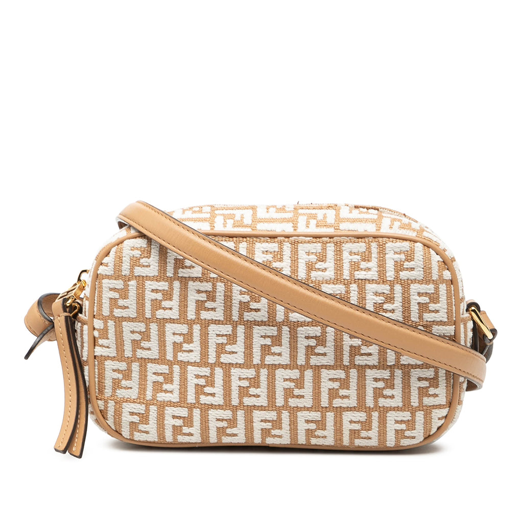 Mini Raffia FF 1974 Camera Bag